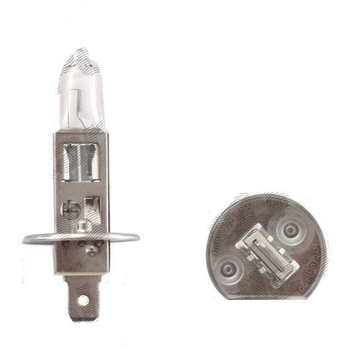 Bec auto H1, SRLine, 12V 55W, 50% mai multa lumina, P14.5s