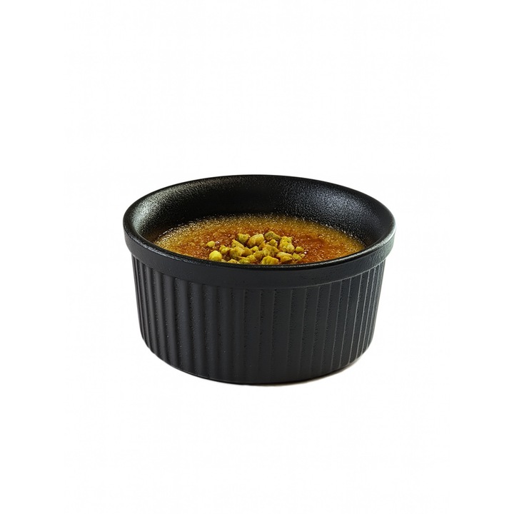 Bol ceramic, MPLCO, 10cm, negru, capacitate 200ml, set 1 buc.