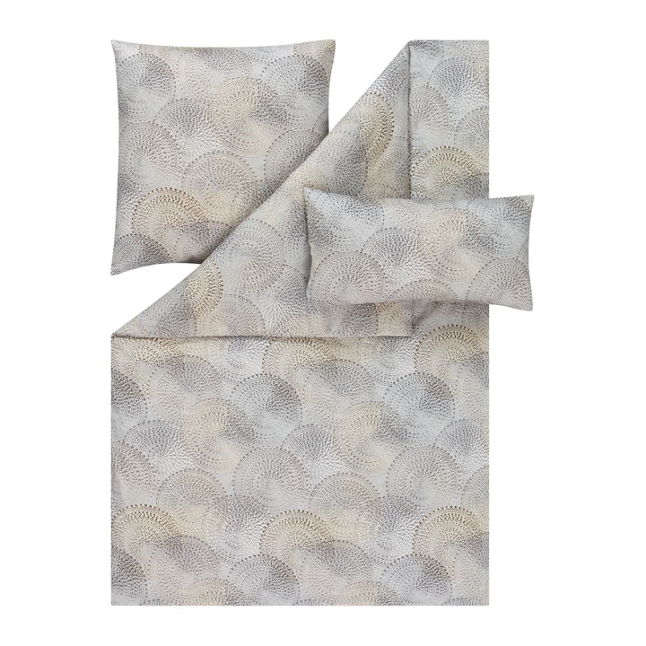 Lenjerie de pat Estella Mako Satyna 200x220cm, 5 piese, rezistenta la pilling, hipoalergenica, multicolor