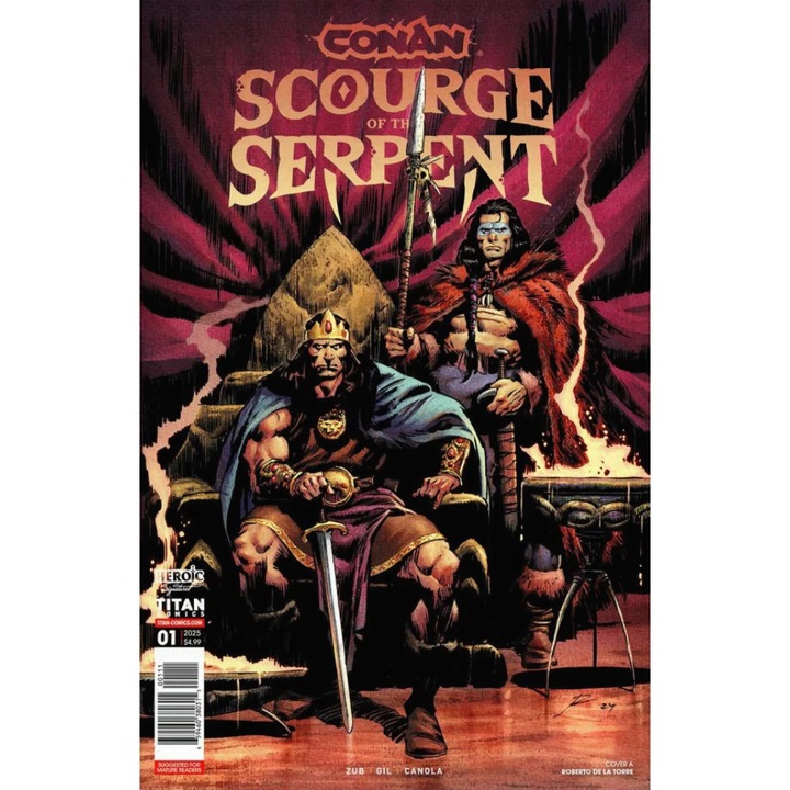Képregény Conan, Scourge of the Serpent, 01, Cover A, Szerző Jim Zub