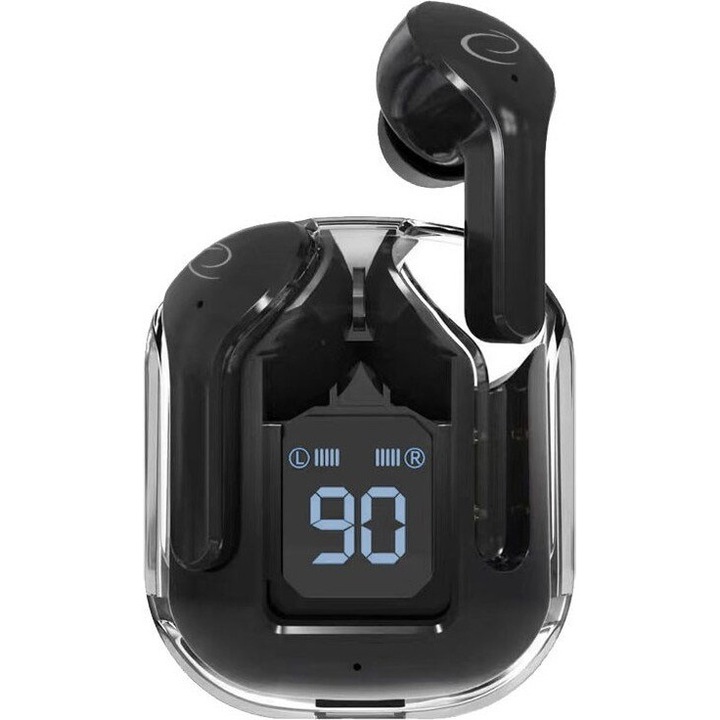 Casti Wireless Esperanza In-Ear TWS, Bluetooth 5.3, Negru, 90g