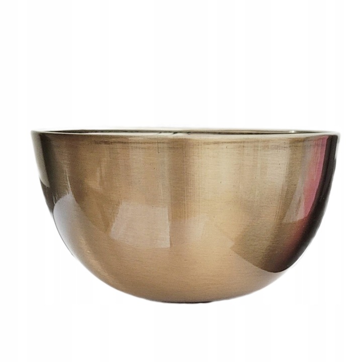 Bol salata MPLCo, otel inoxidabil, auriu exterior, 28,5x13,5cm, 4L