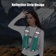 Vesta sport unisex, Chucai, ajustabila, cu suport pentru telefon, 30x40cm, cian