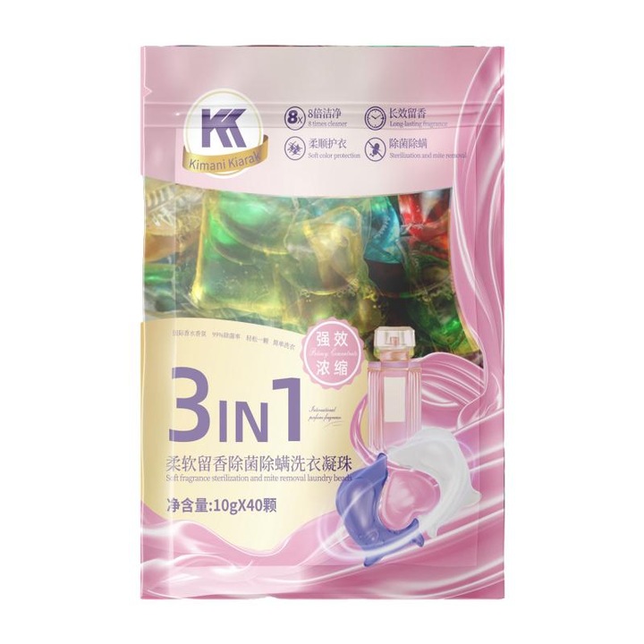 Perle mosószer, lágy illat, 10Gx30 db, környezetbarát, érzékeny bőrre