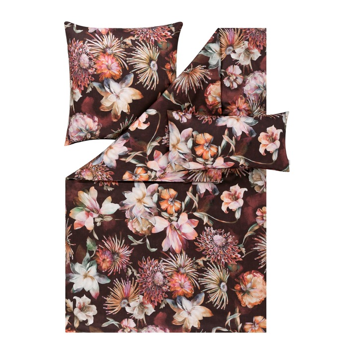 Estella Mako Satyna ágynemű 140x200cm, 3 részes, hipoallergén anyag, bolyhosodásálló, fehér