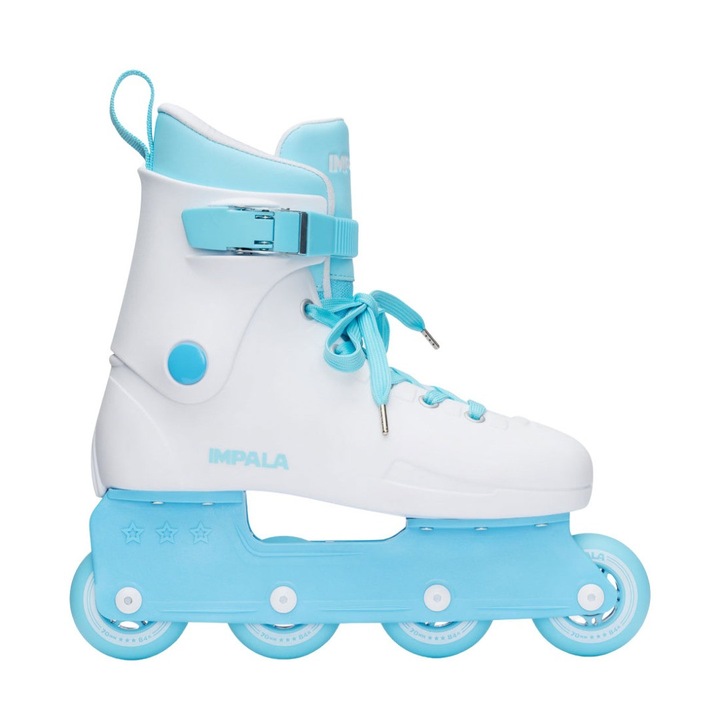 Role Impala Lightspeed, 36 EU, alb, roti 70mm, captuseala confortabila