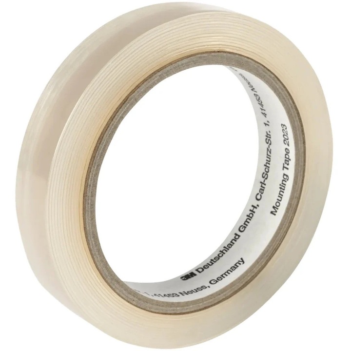 Banda Montaj 3M Dublu-Adeziva, 19 mm x 4 Metri, Pentru Utilizari Exterioare, Transparenta