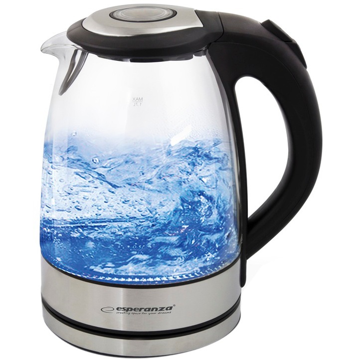 Fierbator, Hyundai, 1 l, 1630 W, Negru/Gri