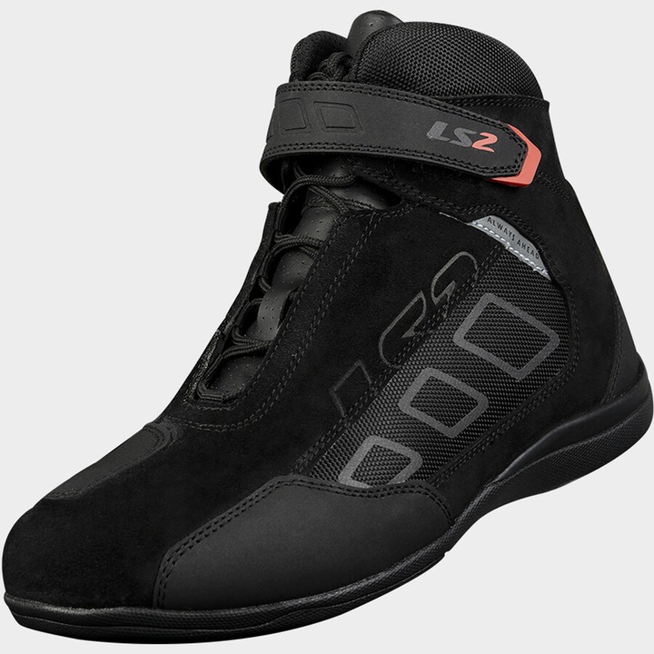 Ghete LS2 Dardo barbati, negru, marime 42