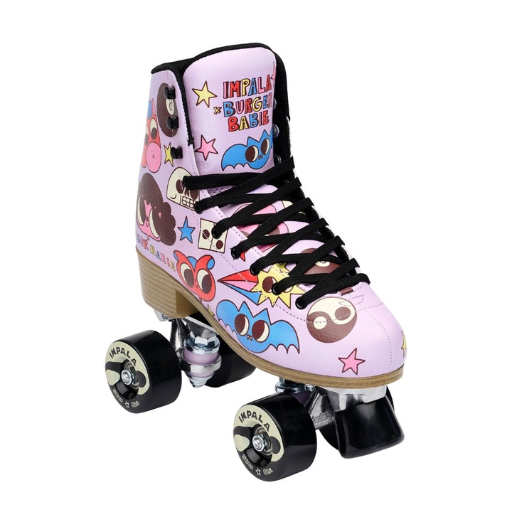 Role Impala Burger Babie, 38 EU, design pentru incepatori si intermediari, culoare multicolor