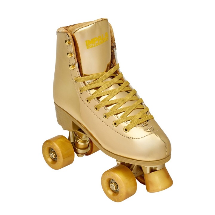 Role Impala Marawa, 38, design auriu, roti cu sclipici, constructie prietenoasa cu veganism