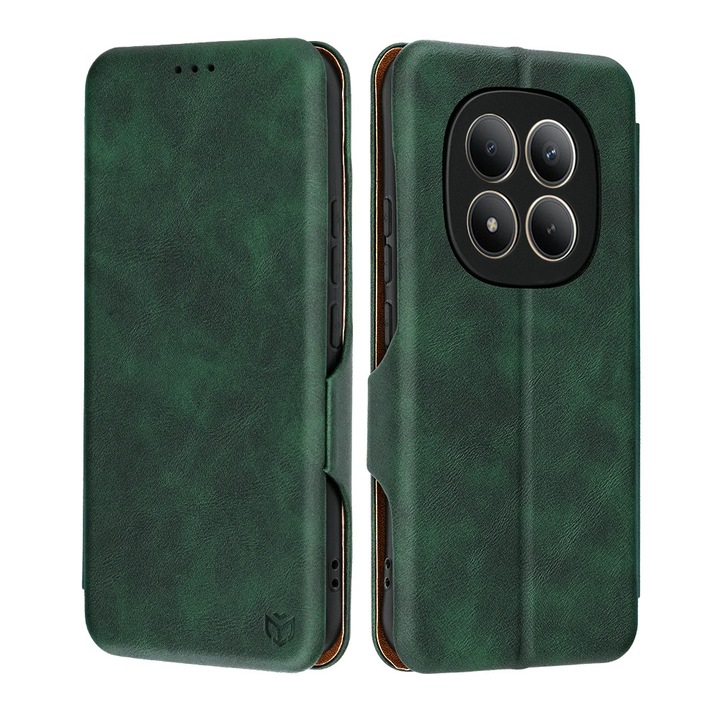 Husa pentru Xiaomi Redmi Note 15 Pro+ 5G / Poco M8 Pro 5G - Techsuit Safe Wallet Plus - Green