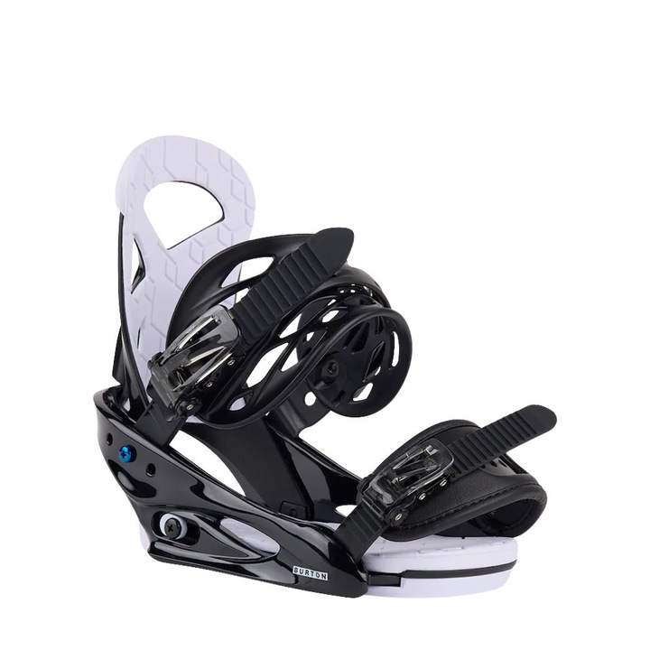Legaturi snowboard Burton Smalls Re:Flex, negru, marime L, pentru tineri, flexibilitate all-mountain