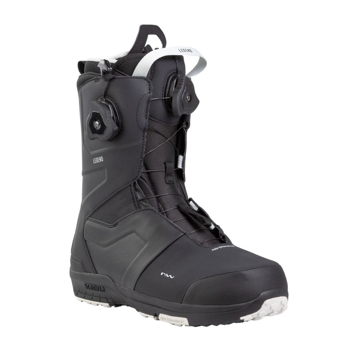 Northwave Legend 2 Spin snowboard bakancs, fekete, 40-es méret, közepes rugalmasság, Dual Spin technológia