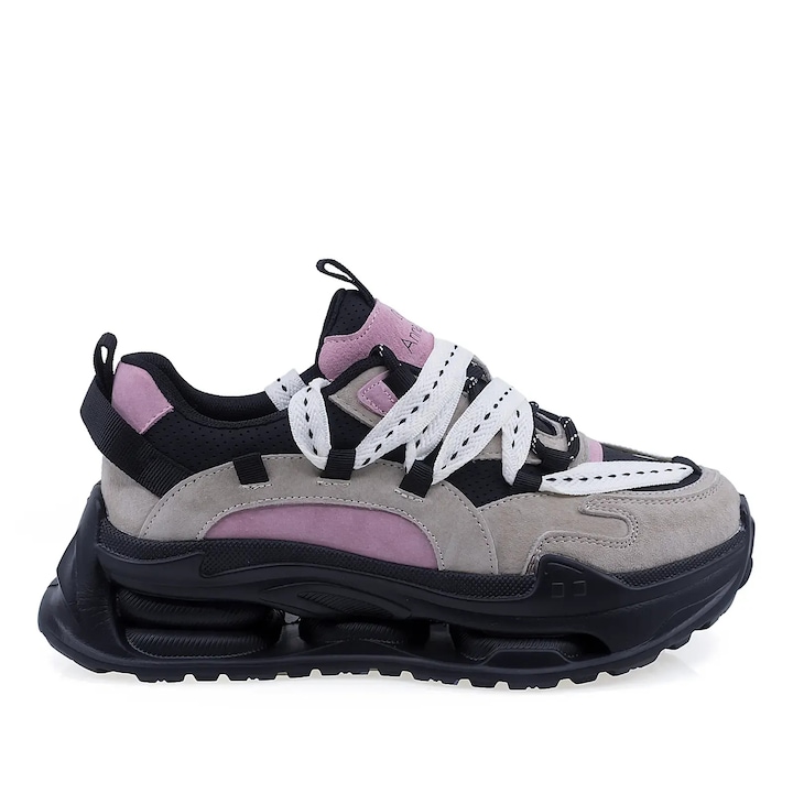 Pantofi dama, casual, Anna Viotti, D106-1, Bej | Roz