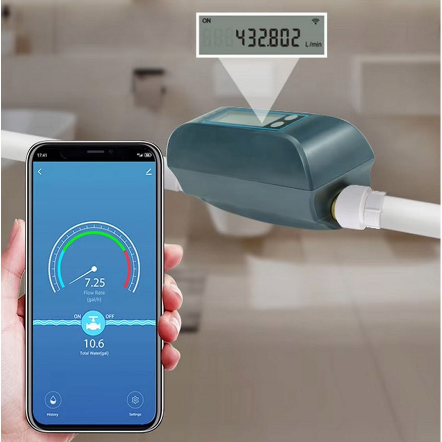 Contor de apa inteligent RTX, WiFi, masurare precisa, 195x65x102mm, cu ...