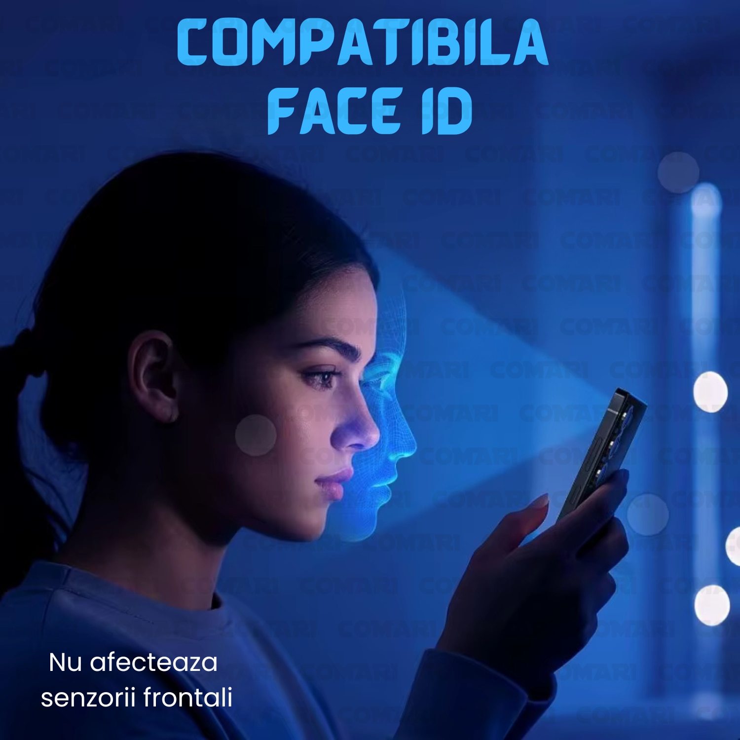 Folie de protectie pentru OnePlus Nord 3 Comari® NeoGlass, sticla securizata 9H, Full Glue, claritate HD, rezistenta la zgarieturi, margini negre, transparent