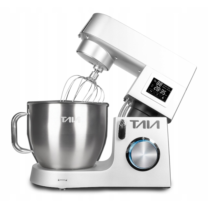 Robot de bucatarie VEVOR, 10L, inox, 2 lame S-Curve, 360x355x565mm