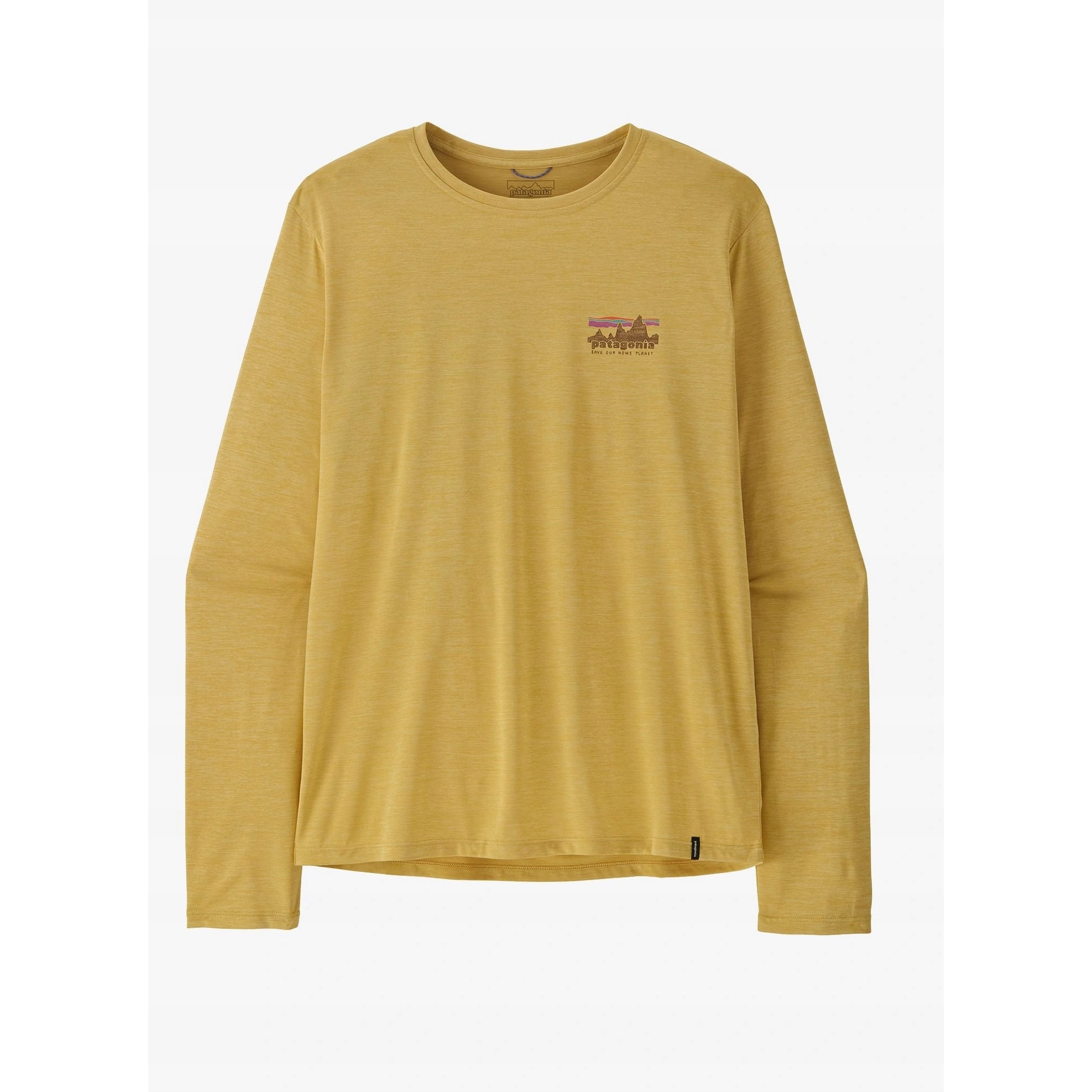 Bluza sport Patagonia L/S Cap Cool Daily Shirt 73 Skyline, galben