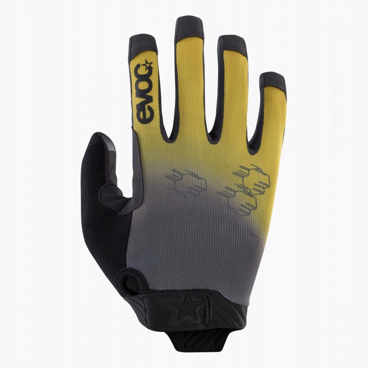 Спортни ръкавици Evoc Enduro Touch Glove, цвят къри, M, устойчив материал, неопренов маншет