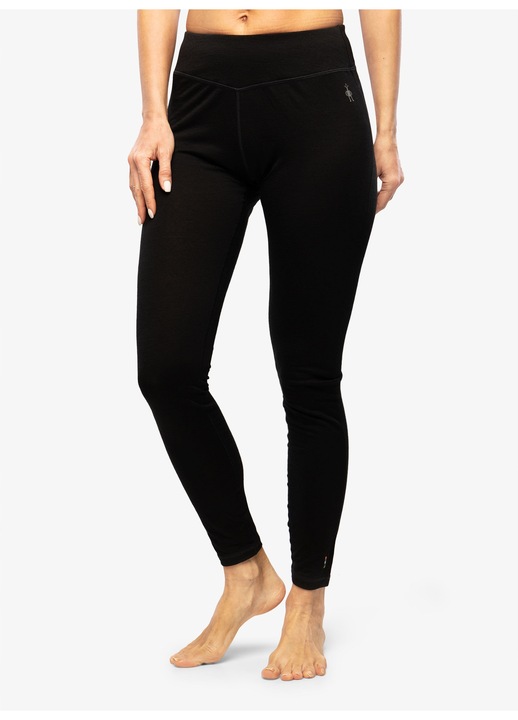 Colanti dama Smartwool Classic Merino, termici, negru, material merinos