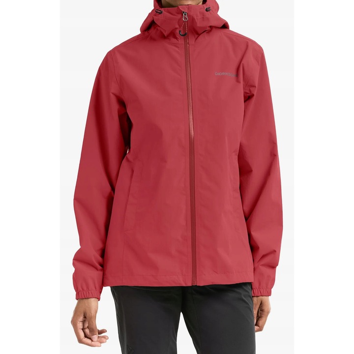 Jacheta sport dama Varja JKT 2, Didriksons, Rosu, Poliamida