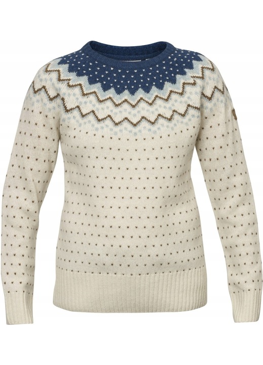 Fjallraven Ovik Knit női pulóver, gleccserzöld, gyapjú
