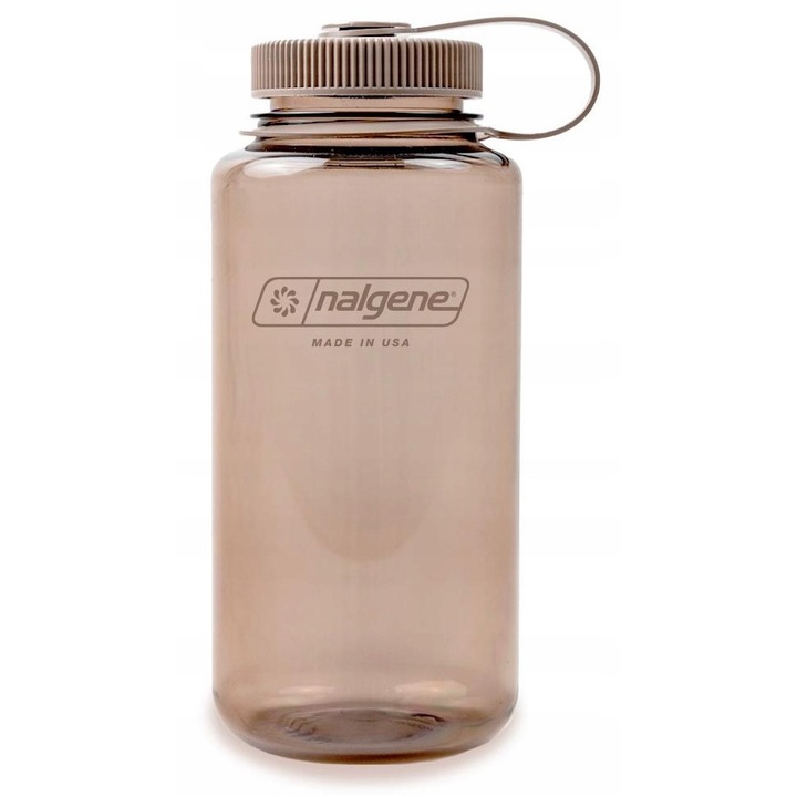 Bidon Nalgene Wide Mouth 1000 ml, tritan reciclat, roz, 21 cm