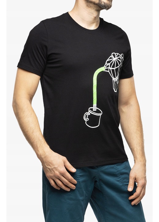 Tricou barbati Edelrid, model Rope T, bumbac, culoare coffee pot, S INTL