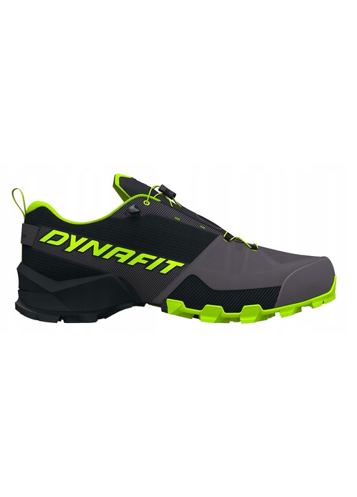 Мъжки спортни обувки DYNAFIT Transalper, зелен/черен, подметка Vibram, система за бързо връзване, рециклирани материали