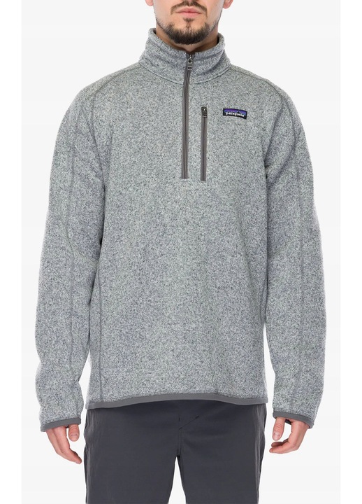 Bluza sport Patagonia Better Sweater 1/4 Zip, fleece, gri, S INTL