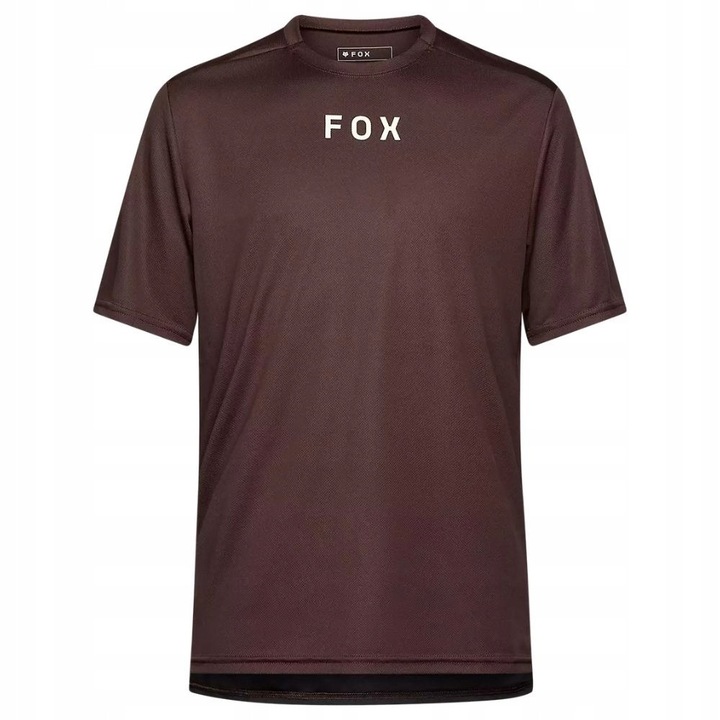 Fox Ranger kerékpáros mez, barna, poliészter, MTB-hez, modern design, környezetbarát