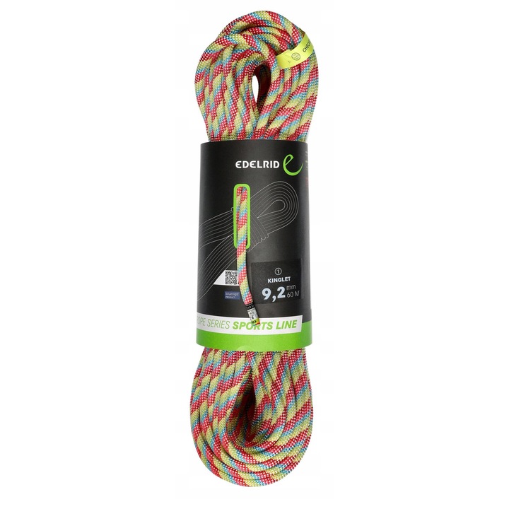 Sfoara Edelrid Kinglet 9,2 mm 60 m - snow, dinamica, tehnologie Thermo Shield, certificat bluesign(R)