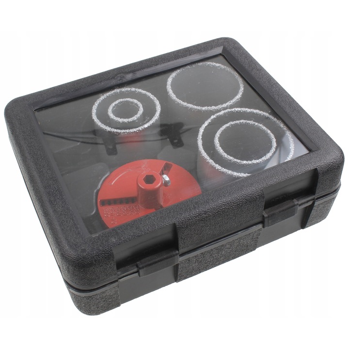 Set de 7 burghie diamantate pentru beton si gresie LSP, 32x83mm, HEX 10mm