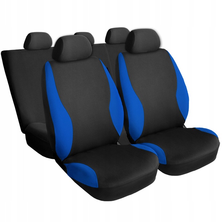 Huse auto Auto-dekor Denver, set, pentru VW Passat B4-B8, colorate, albastre