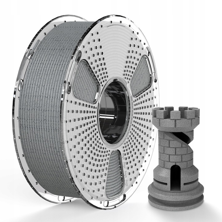 Filament 3D PLA HIGH SPEED Sunlu 1.75mm 1kg Marble Ashen Concrete