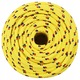 Polipropilén kötél 12mm, sárga, 25m, időjárásálló