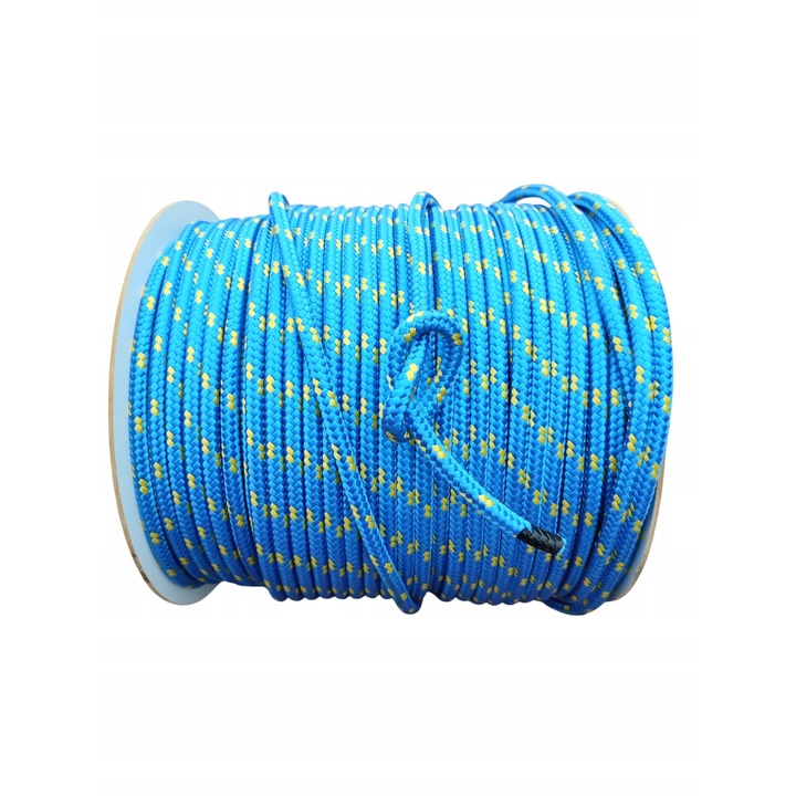 Polipropilén kötél 6mm, Linotech, 300m, kék, időjárásálló