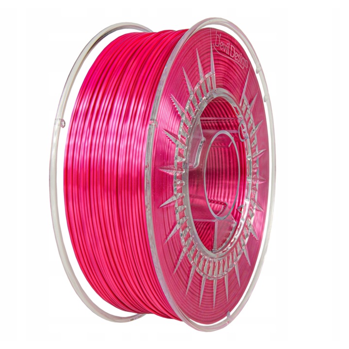 Filament 3D Devil Design SILK 1,75 mm 1 kg rózsaszín gyöngyház