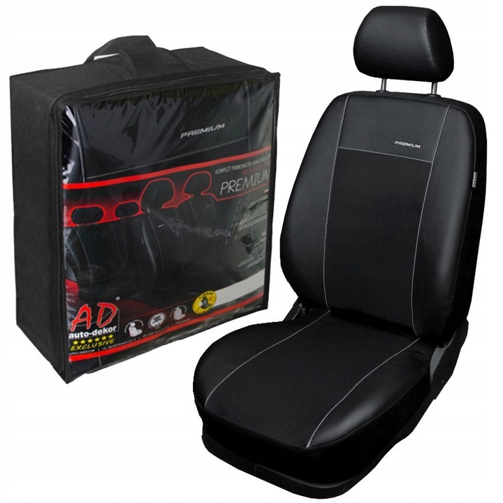 Huse auto Auto-dekor pentru Volkswagen Sharan II, 7 locuri, 2010-2020, negru, cu protectie airbag