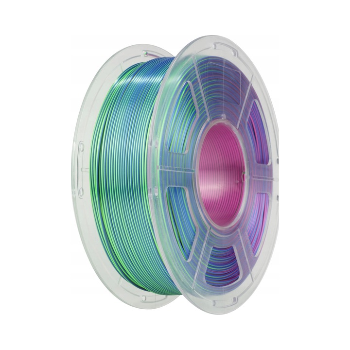 Filament 3D SUNLU SILK PLA+ 1.75mm 1kg TRI Color Multicolor