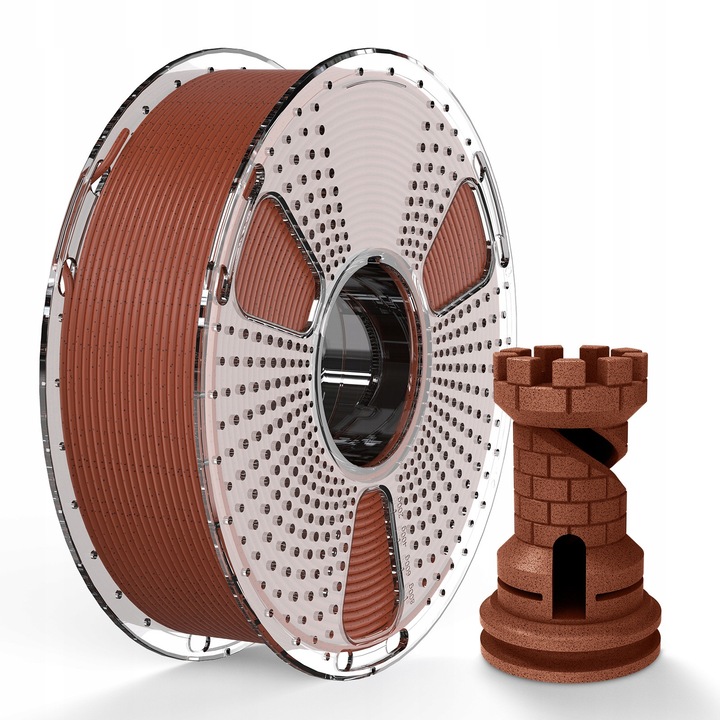 Filament 3D PLA HIGH SPEED Marble Brick Red, 1.75mm, 1kg