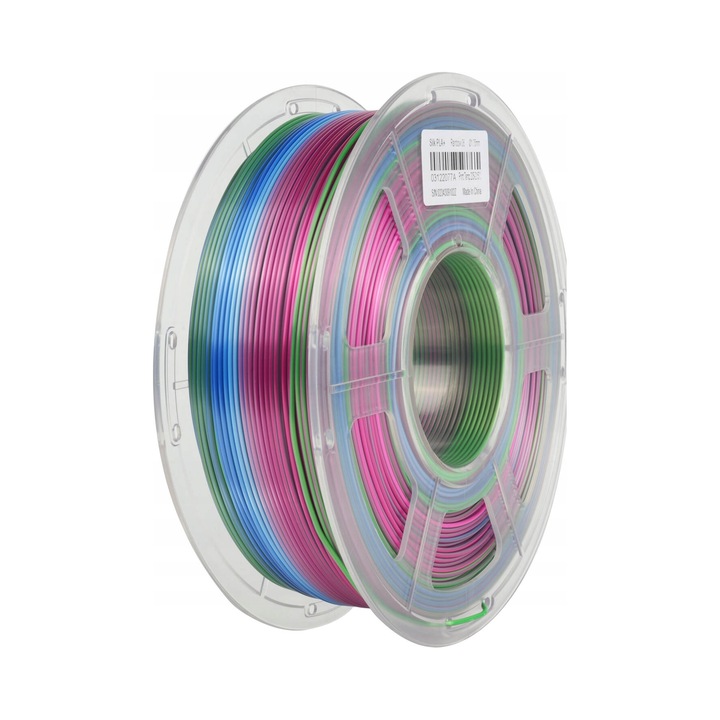 Filament 3D PLA SILK 1.75mm 1kg RAINBOW 06, multicolor, 2024