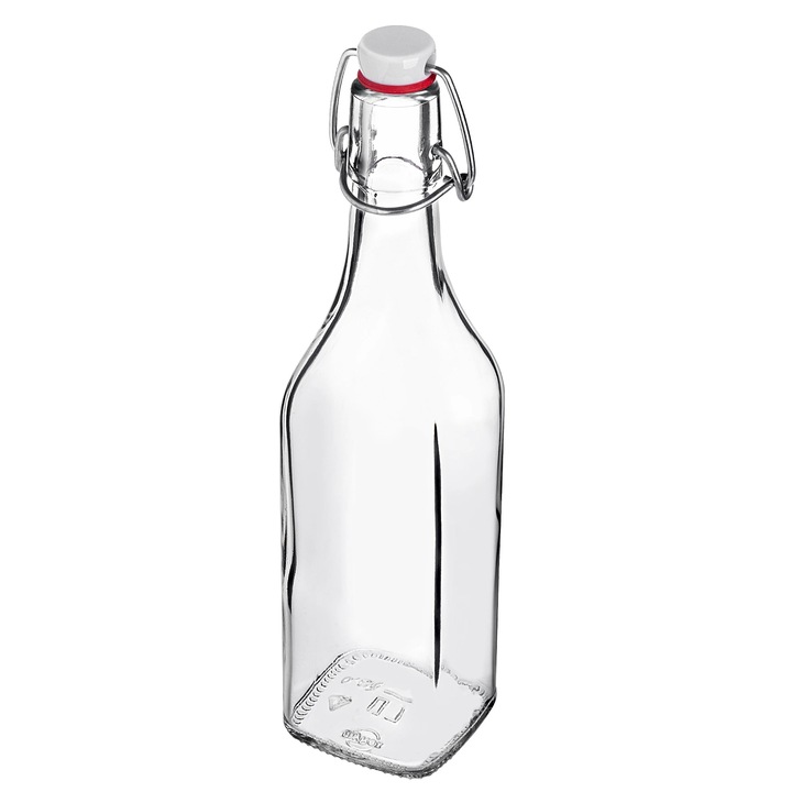 Sticla din sticla, capac cu balama (swing top), 500 ml, etansa, set 3 bucati
