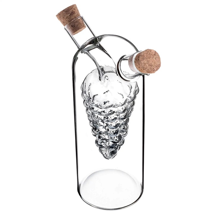 Sticla pentru ulei si otet, Dispenser, Sticla din borosilicat, Certificat FCM