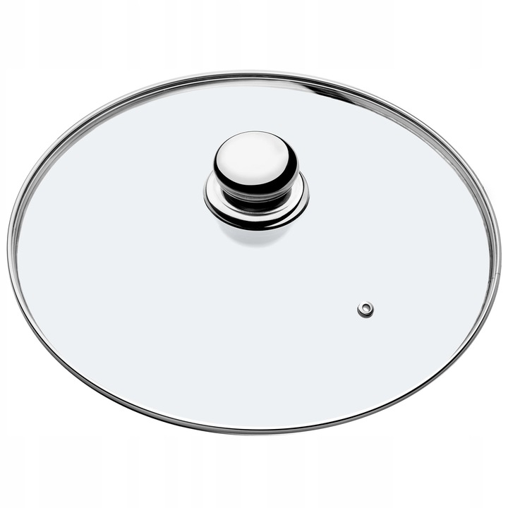 Capac din sticla, pentru oala si tigaie 30 cm, rezistent la caldura, universal, CE/UE