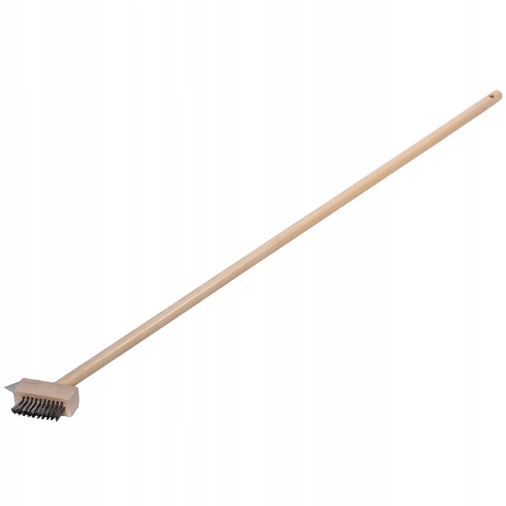 Perie pentru pavaj, Perie de frecat, Coada din lemn 135 cm