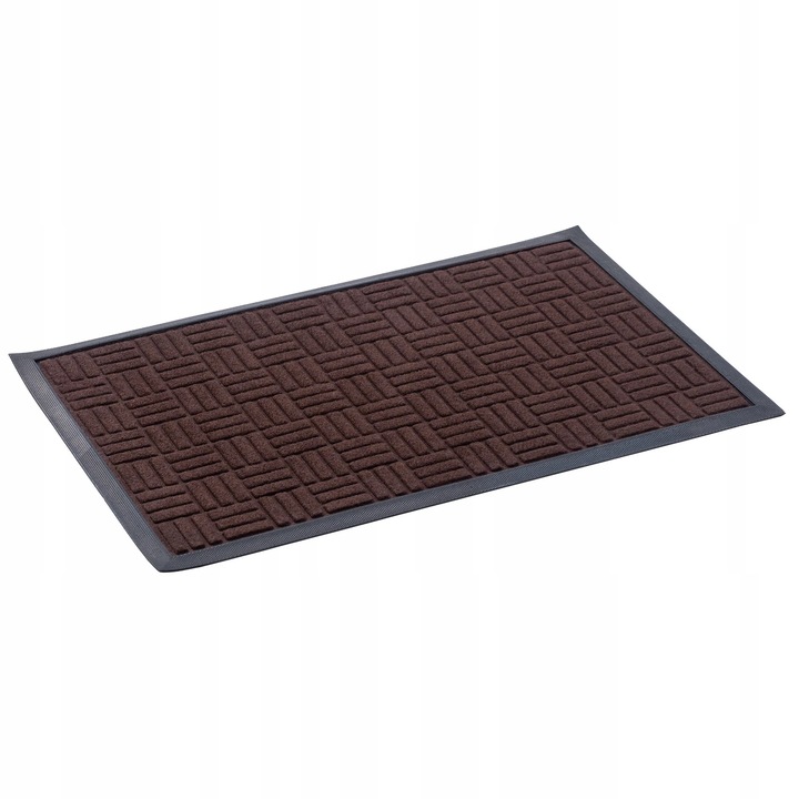 Bejárati szőnyeg, lábtörlő, PVC, 60 x 40 cm, Gépi gyártású, Kézi mosás, Egyszínű