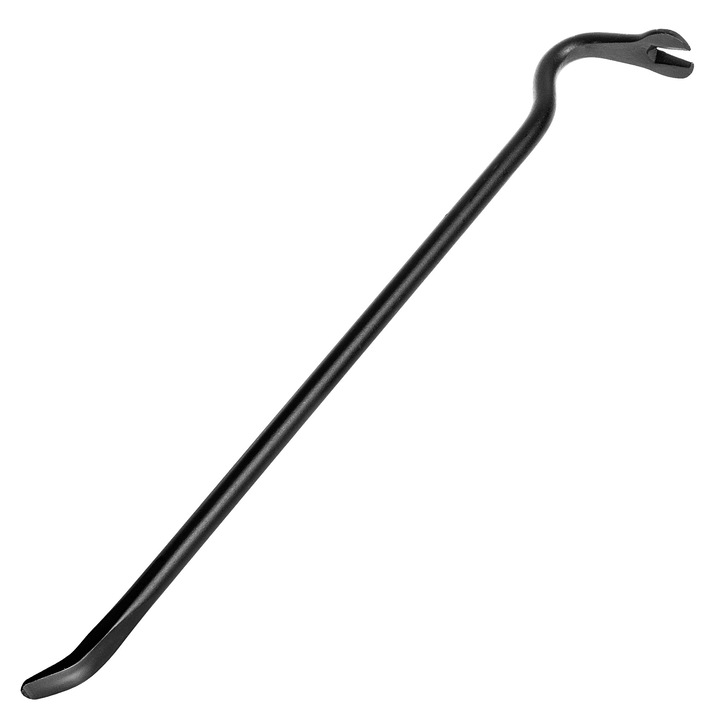 Ranga/Levier, Unealta de demolare, 700 mm, Otel forjat, Extractor de cuie, Capat curbat
