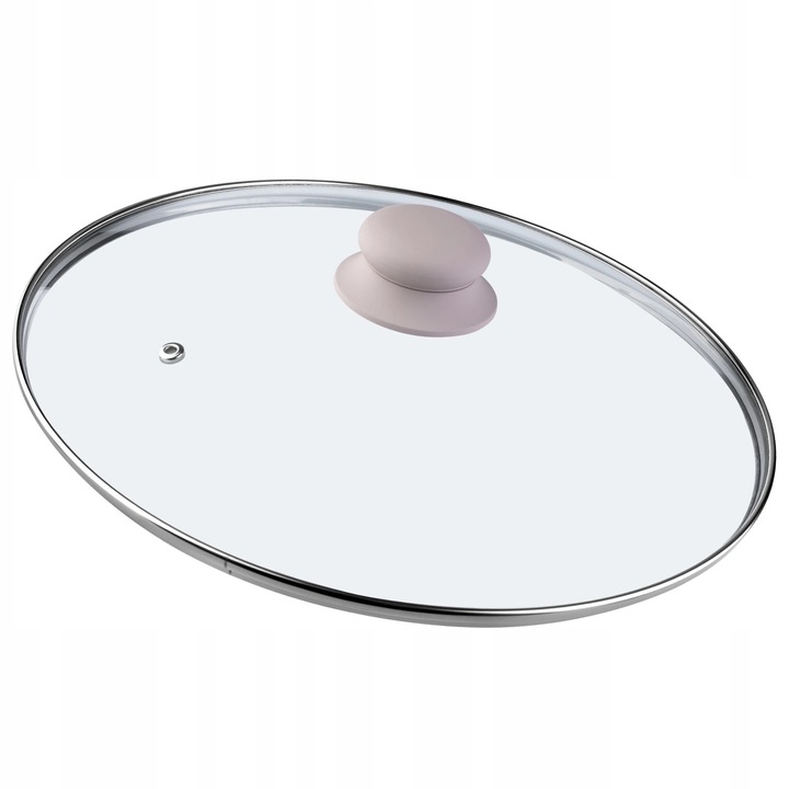Capac oala, capac din sticla, rezistent la caldura, 30 cm, universal, certificat CE
